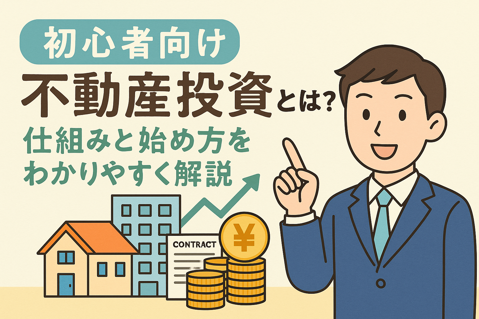 【初心者向け】不動産投資とは?仕組み・始め方・リスクまでわかりやすく解説